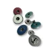 17 mm - 28 L Enamel Snap Fasteners Button Center Hole E 728