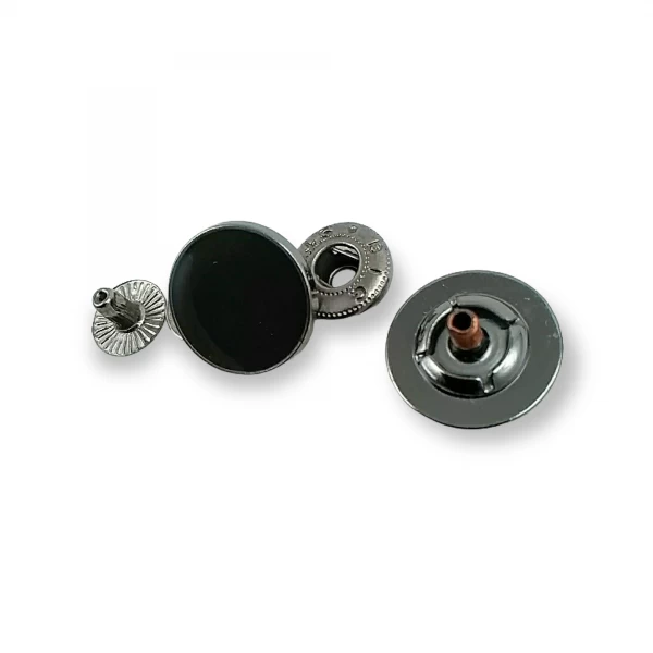 18 mm 30 L Transparent and Flat Enameled Outerwear Snap Button E 731