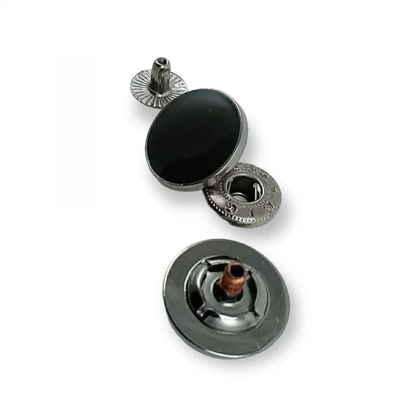 18 mm 30 L Transparent and Flat Enameled Outerwear Snap Button E 731