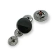 18 mm 30 L Transparent and Flat Enameled Outerwear Snap Button E 731