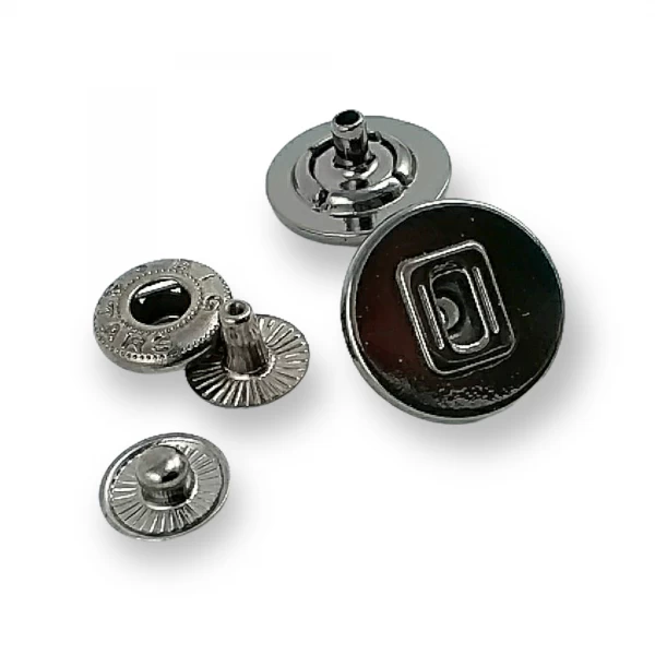 17 mm 28 boy  Zamak Çıt çıt Düğme Estetik ve Şık  E 824