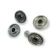 17 mm 28 L Jeans Button Dot Patterned Hole in the Center E 156