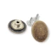20 mm - 32 L Flat Coin Shape Jeans Button E 396