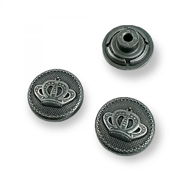 17 mm 28 boy Kot Düğmesi Taç Logolu E 446 17 mm 28 boy Kot Düğmesi Taç Logolu E 446