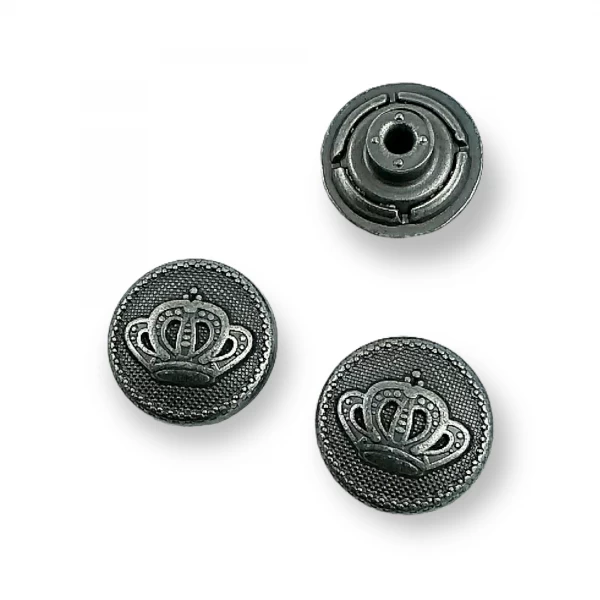 17 mm 28 boy Kot Düğmesi Taç Logolu E 446 17 mm 28 boy Kot Düğmesi Taç Logolu E 446