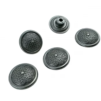 17 mm 28 L Patterned Jeans Button E 853