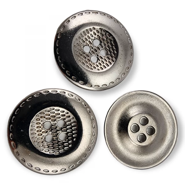 25 mm 40 Boy Dört Delikli Dikme Metal Düğme E 460 25 mm 40 Boy Dört Delikli Dikme Metal Düğme E 460