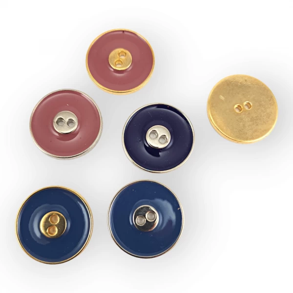 27,6 mm 44 boy İki Delikli Mineli Metal Düğme Mont ve Trençkot Düğmesi E 887 27,6 mm 44 boy İki Delikli Mineli Metal Düğme Mont ve Trençkot Düğmesi E 887