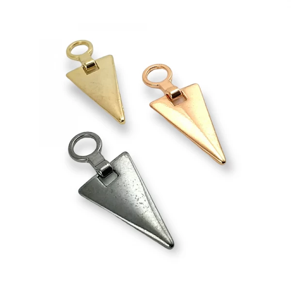 Fermuar Elciği - Şık Üçgen Tasarım - boy 40 mm b 183 Fermuar Elciği - Şık Üçgen Tasarım - boy 40 mm b 183