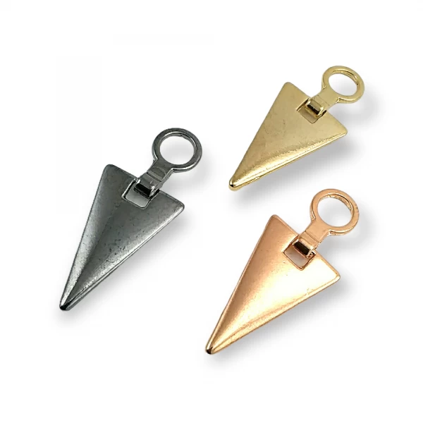 Fermuar Elciği - Şık Üçgen Tasarım - boy 40 mm b 183 Fermuar Elciği - Şık Üçgen Tasarım - boy 40 mm b 183