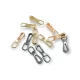 Metal fermuar elciği - sade tasarım 26 mm E 1736 Metal fermuar elciği - sade tasarım 26 mm E 1736