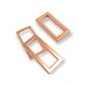 Eyelet zinc alloy frame shape 50 x 24 mm E 1983