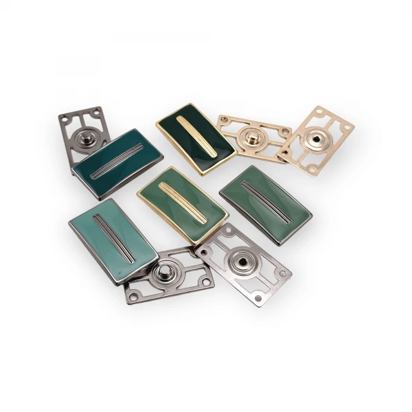 35 x 21 mm Mineli Şık Çıt Çıt Düğme Dış Giyim Çıtçıtı E 2113