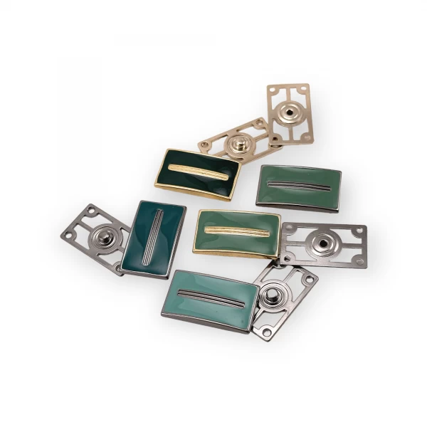 35 x 21 mm Mineli Şık Çıt Çıt Düğme Dış Giyim Çıtçıtı E 2113