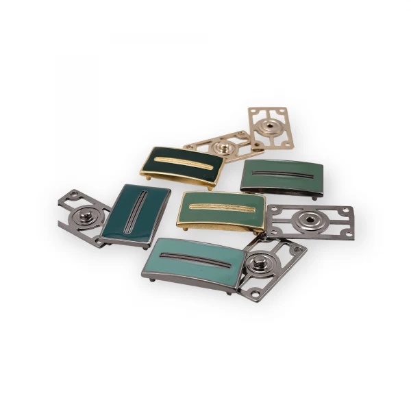 35 x 21 mm Mineli Şık Çıt Çıt Düğme Dış Giyim Çıtçıtı E 2113