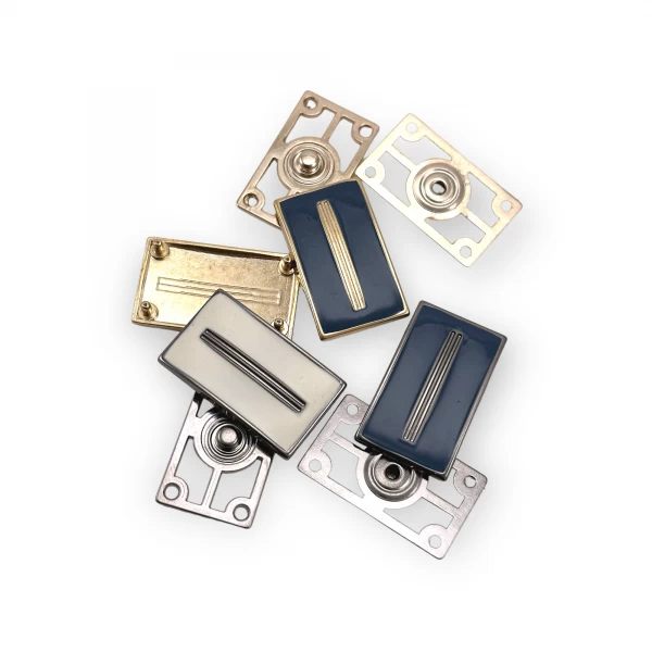 35 x 21 mm Mineli Şık Çıt Çıt Düğme Dış Giyim Çıtçıtı E 2113