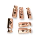 Çift Delikli Stoper 6 mm Bağcık Girişli Metal Kordon Kilidi E 214 Çift Delikli Stoper 6 mm Bağcık Girişli Metal Kordon Kilidi E 214