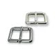 Rectangular metal buckle textile accessory - zinc buckle - 28 mm E 1355