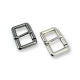 Rectangular metal buckle textile accessory - zinc buckle - 28 mm E 1355