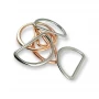 Metal D buckle 3,5 cm E 896