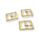 16 mm Center Bar Buckle Rectangle Buckle E 1722