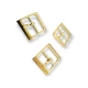 16 mm Center Bar Buckle Rectangle Buckle E 1722