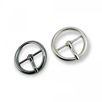 18 mm Center Bar Ring Buckle E 2130