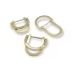 23 mm Double Ring D Buckle Metal Adjuster and Belt Buckle E 2145