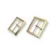 32 mm Rectangular Metal Center Bar Buckle  E 483