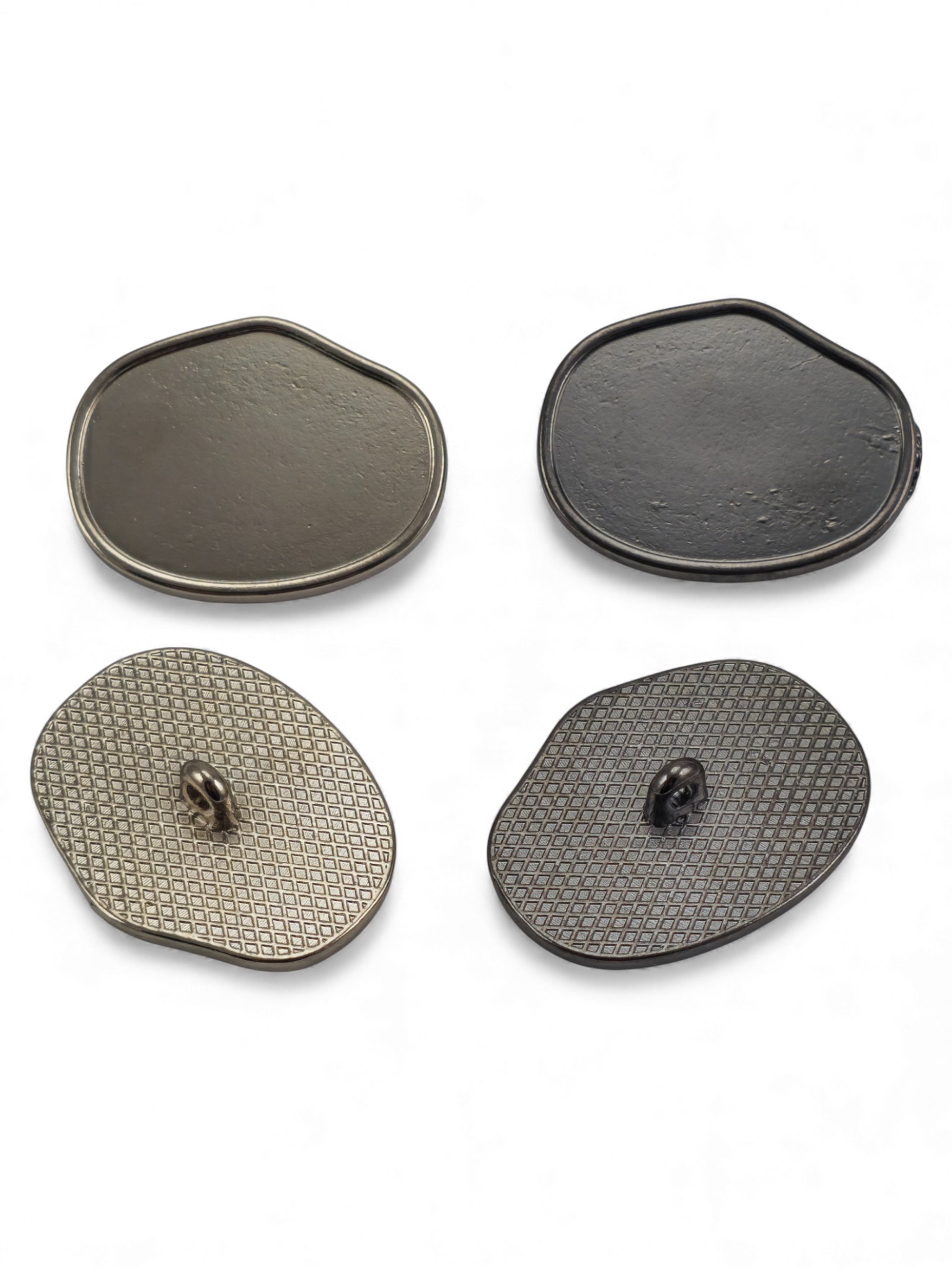 Ayaklı düğme Oval Formlu Ceket Düğmesi 30 mm x 22.5 mm  - 45 boy E 2102