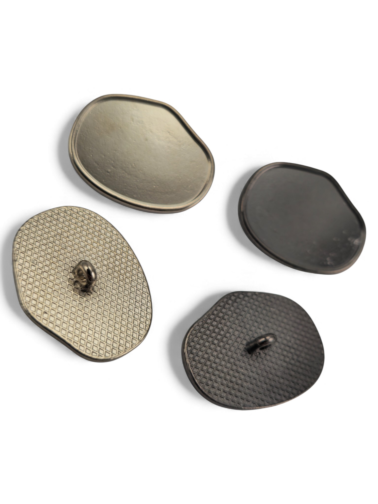 Ayaklı düğme Oval Formlu Ceket Düğmesi 30 mm x 22.5 mm  - 45 boy E 2102