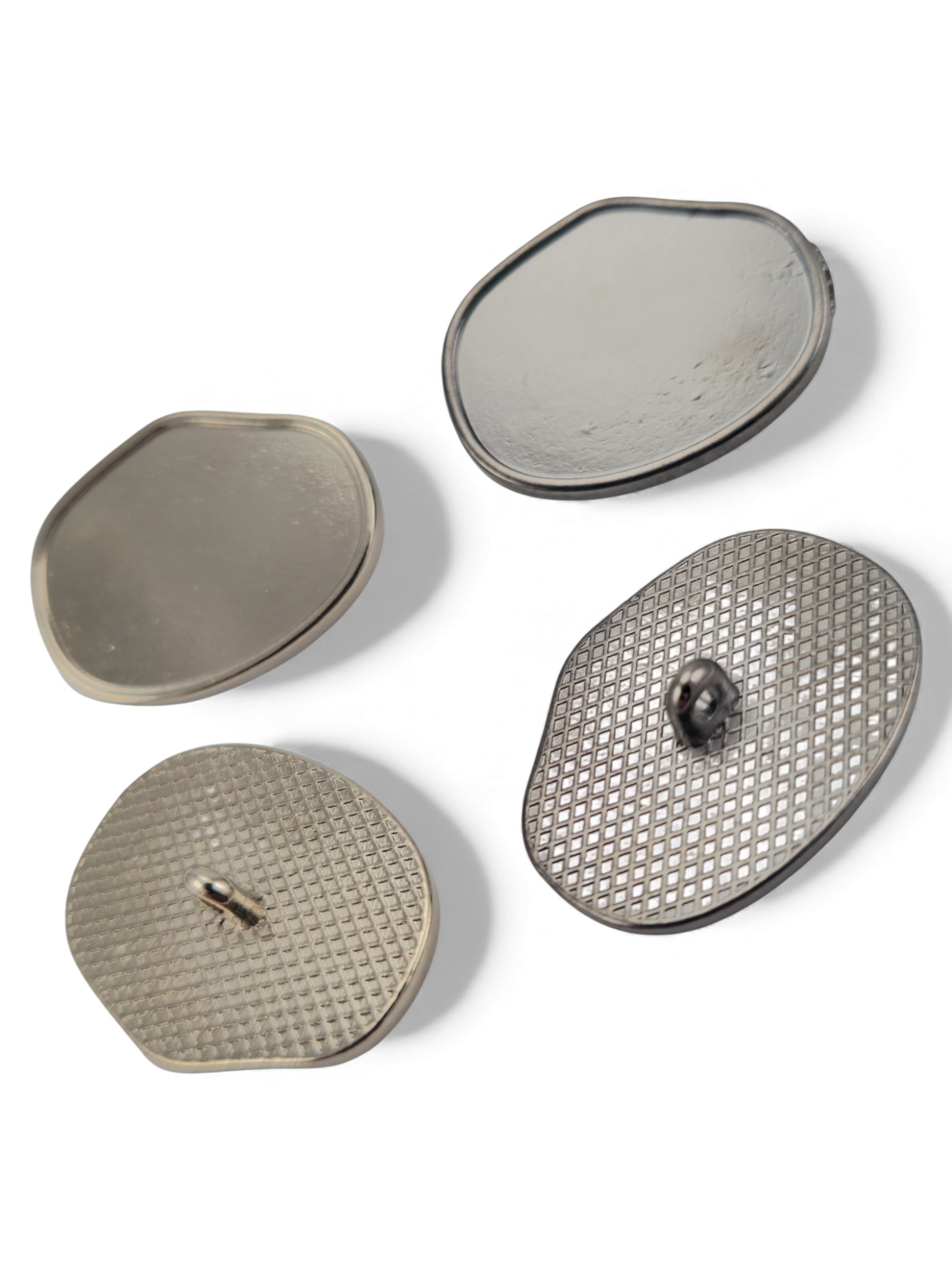 Ayaklı düğme Oval Formlu Ceket Düğmesi 30 mm x 22.5 mm  - 45 boy E 2102