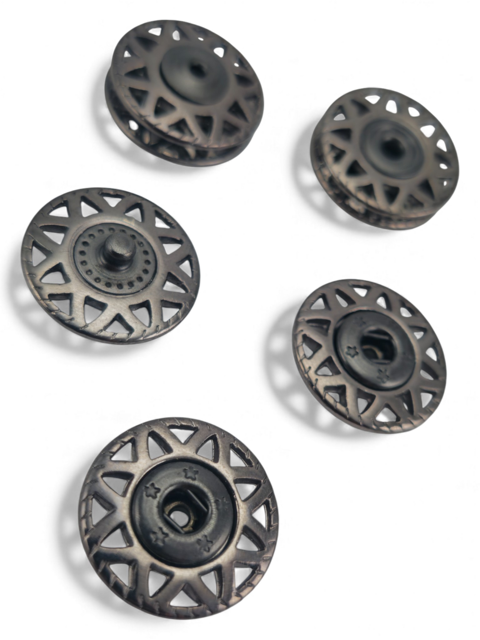 Snap Fastener Star Pattern 20 mm 32 L E 2227