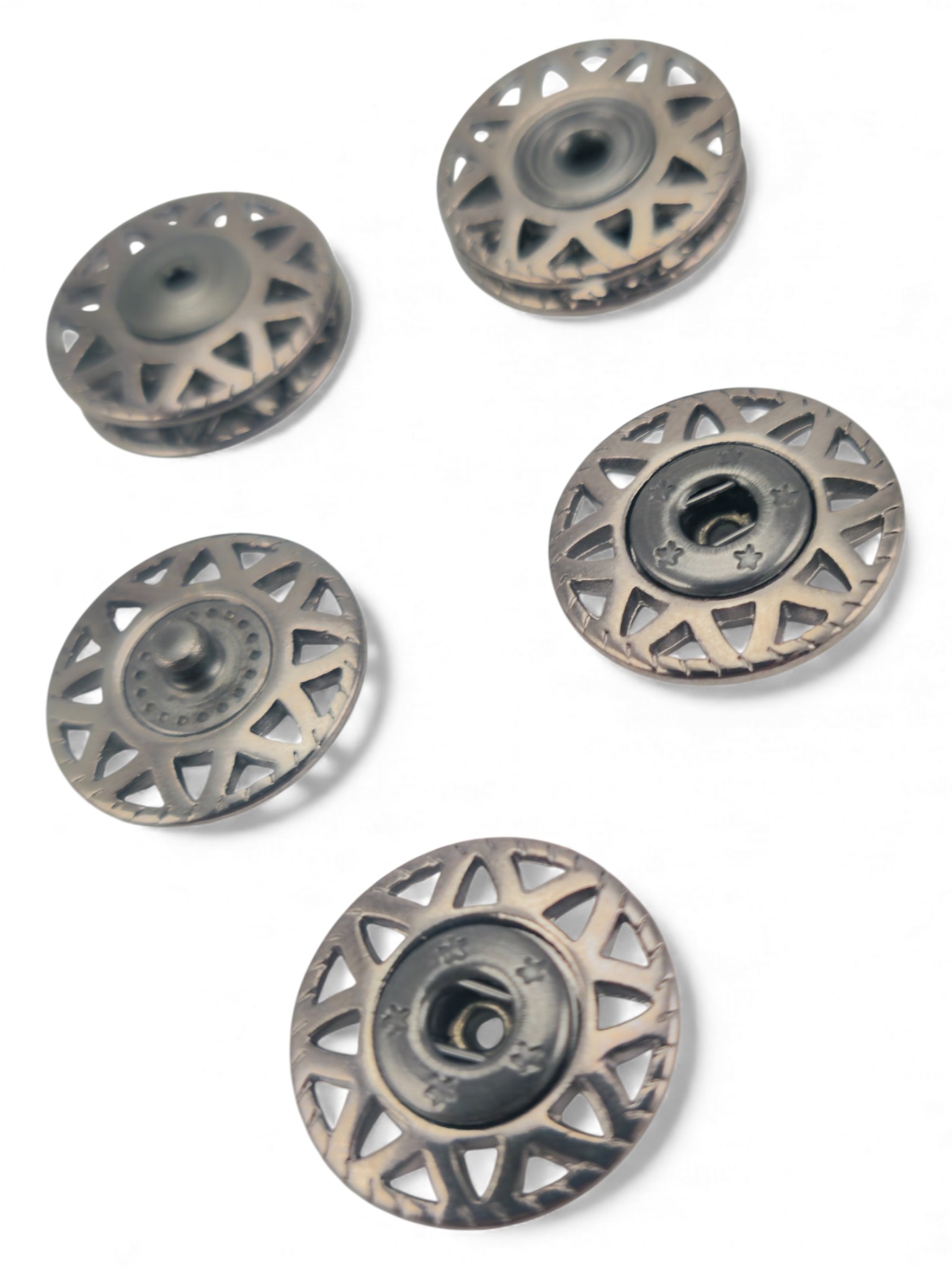 Snap Fastener Star Pattern 20 mm 32 L E 2227