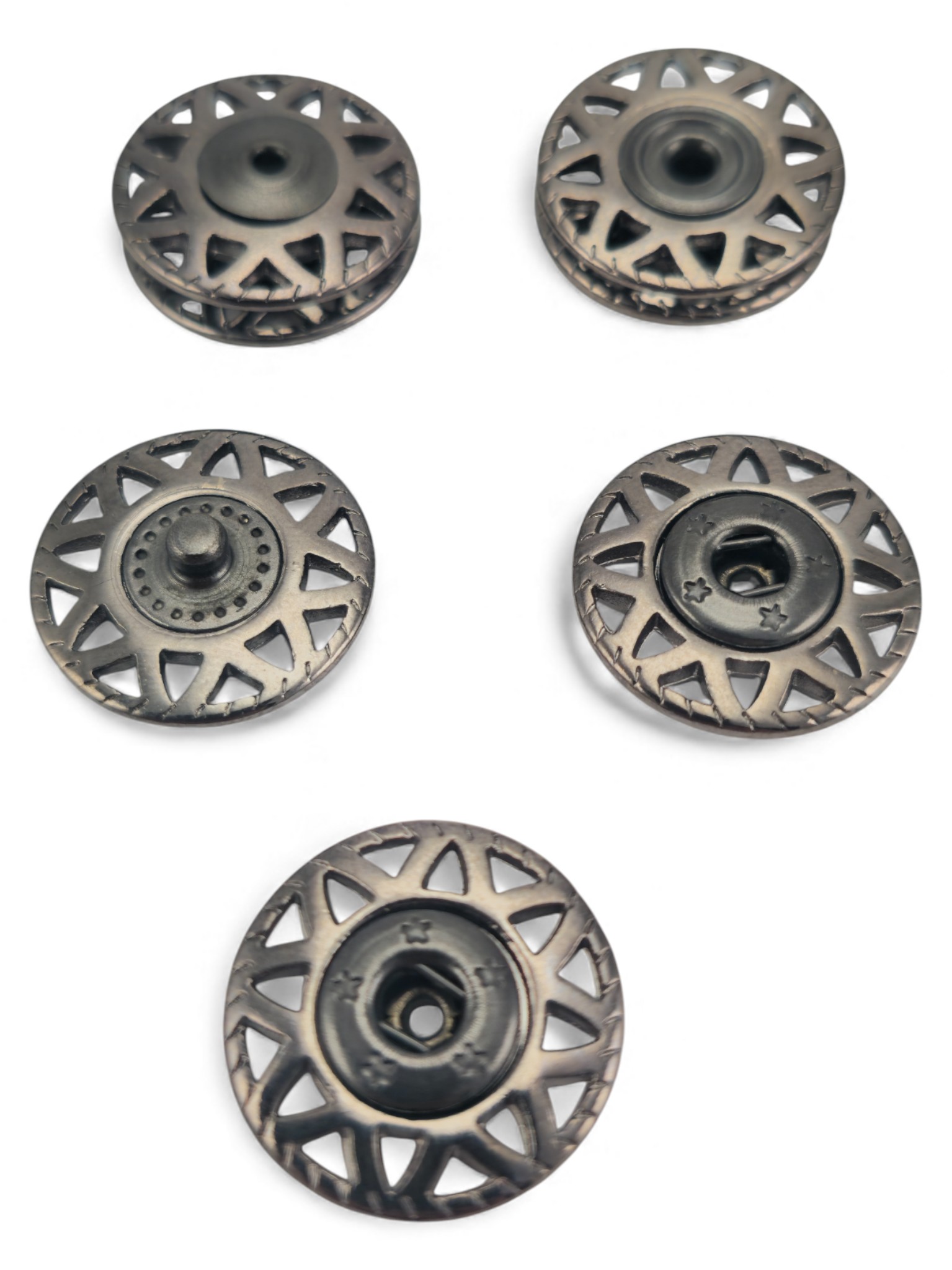 Snap Fastener Star Pattern 20 mm 32 L E 2227