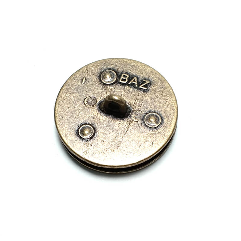 30 mm  Ayaklı metal düğme metal