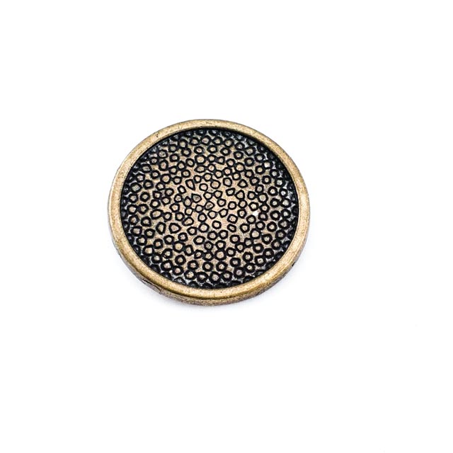 Standing metal button 28mm - 48 ligne