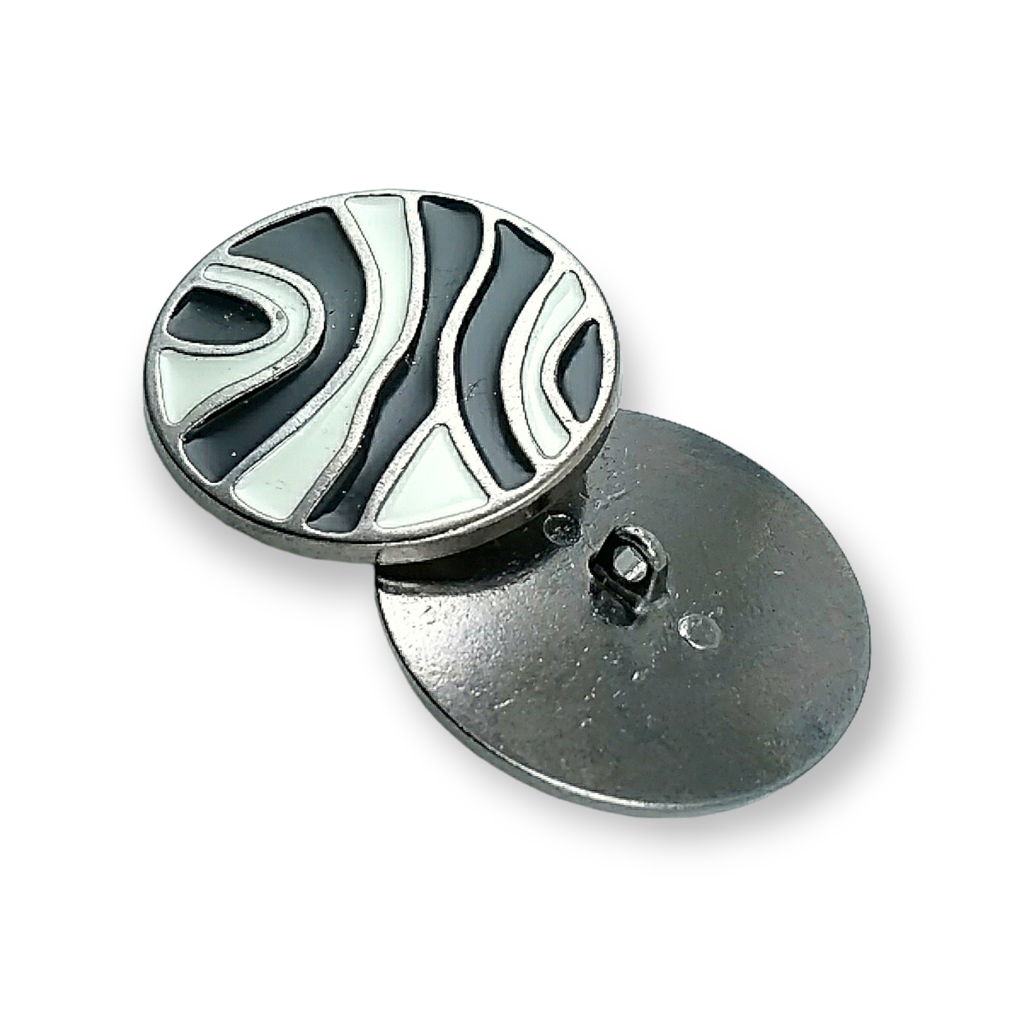 38 mm - 60 L  Enamel Button Jacket and Coat Button B 81