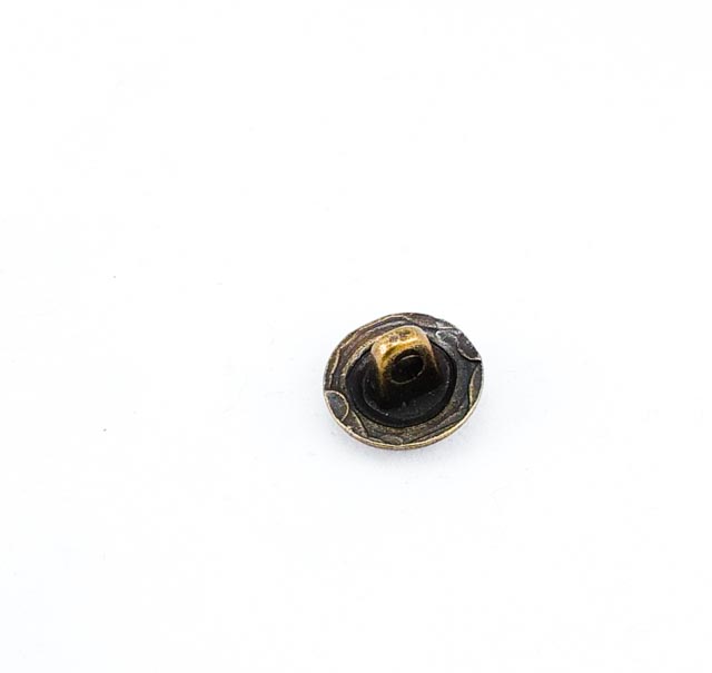 12 mm - 19 L  Ship Anchor Design Metal Shank Button E 1072
