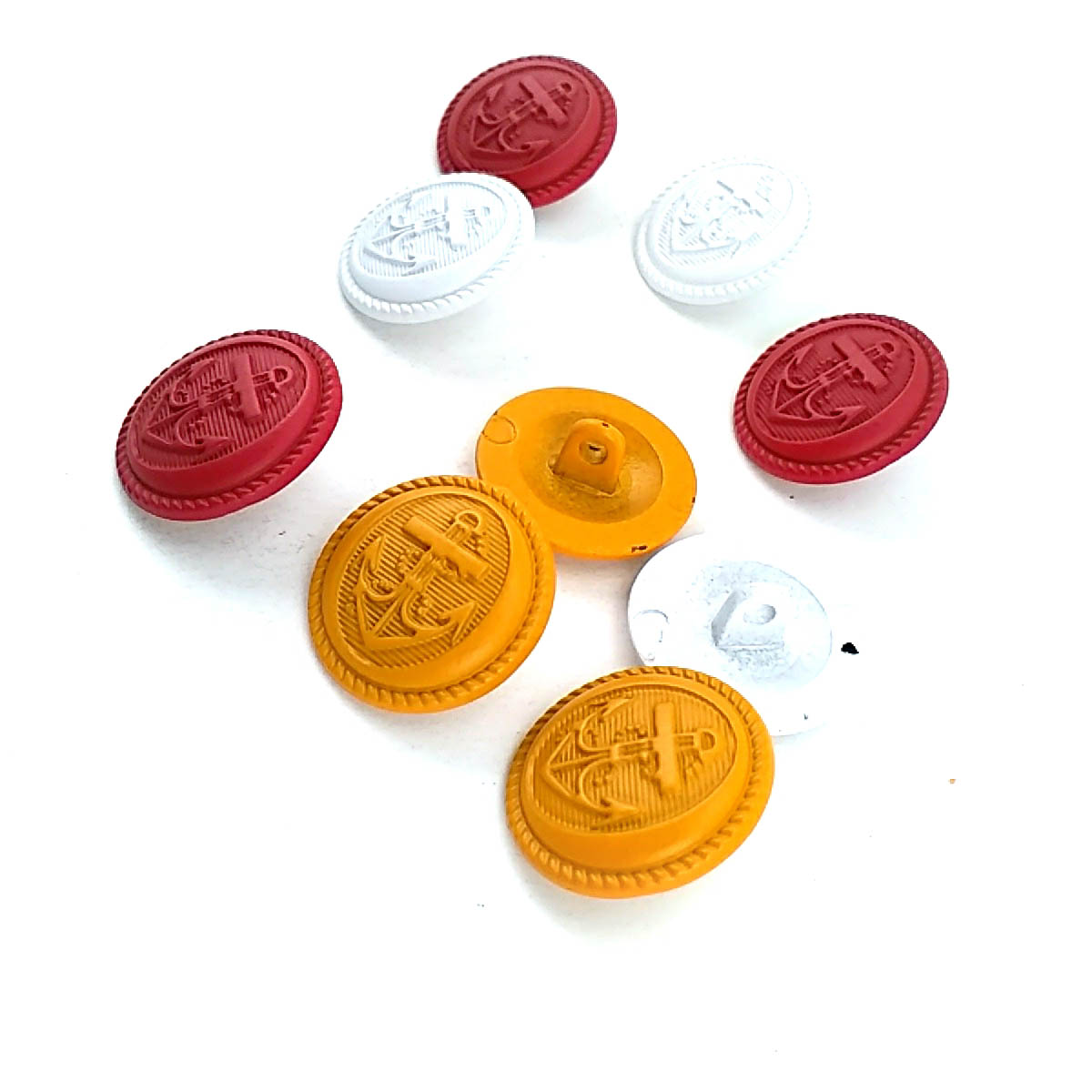 18 mm - 29 length Anchor Design Metal Foot Button E 1151