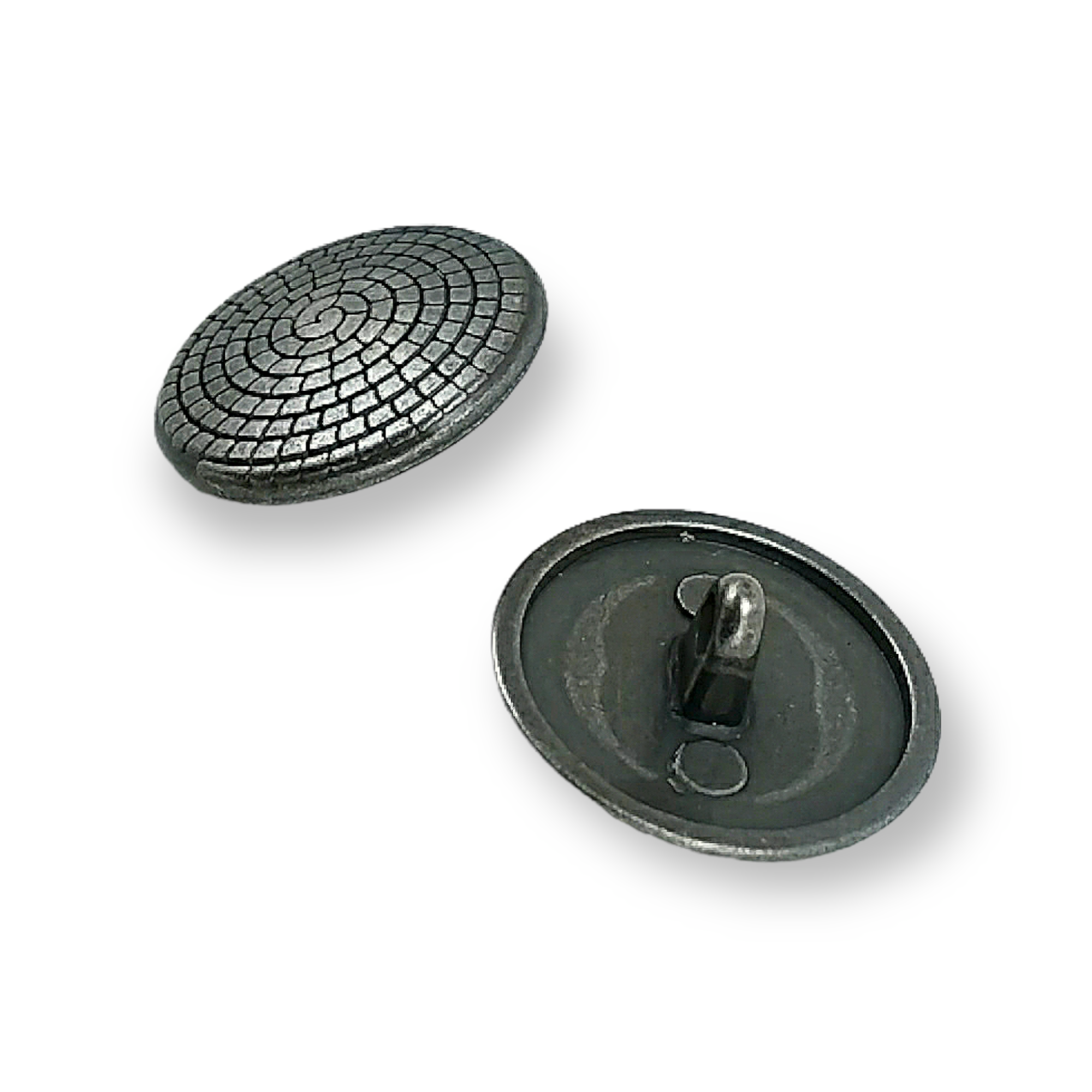 20 mm - 32 boy Spiral Desenli Alttan Dikme Düğme E 119