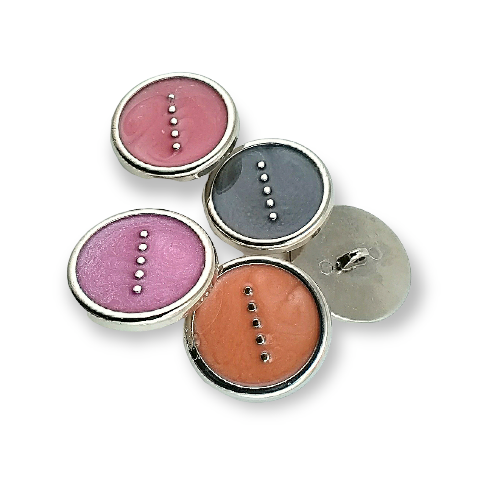 28 mm - 46 L Coat and Coat Button Stylish Design Enameled Button E 1200