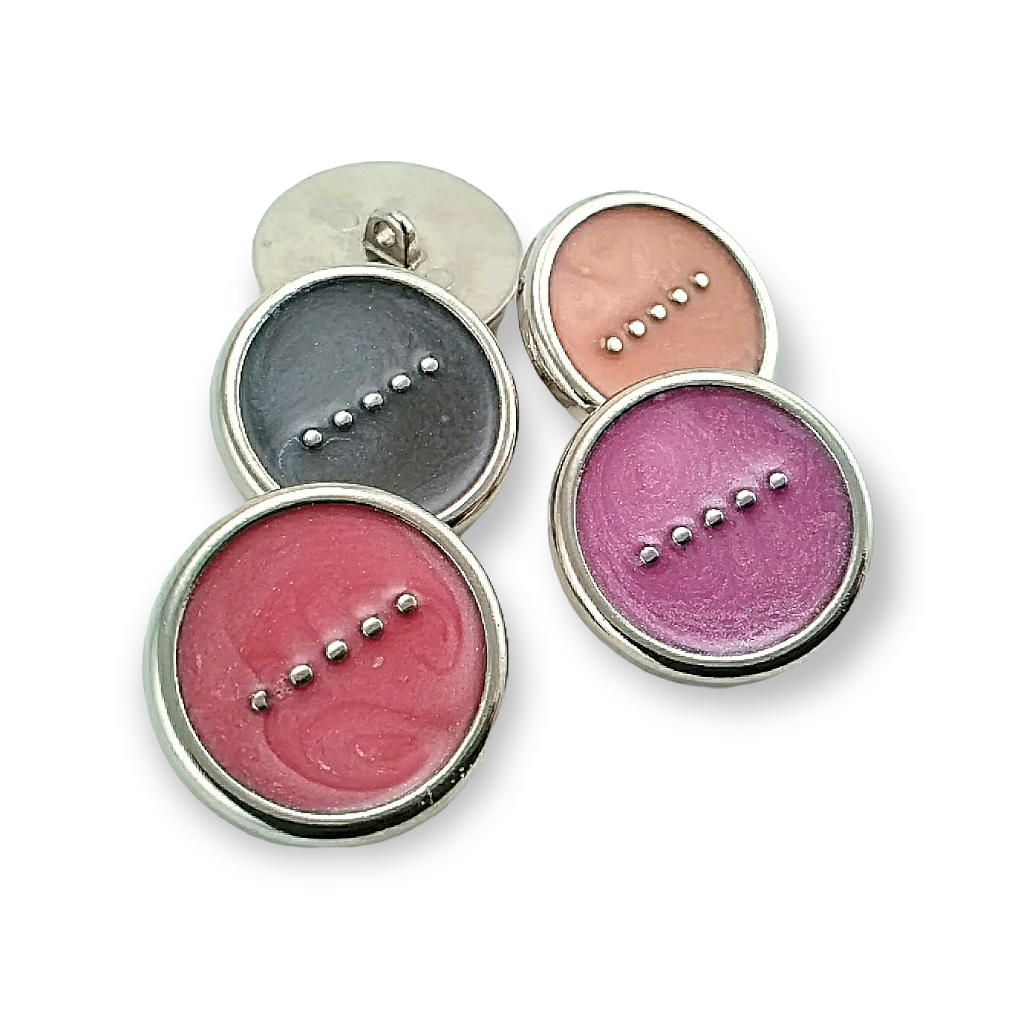 28 mm - 46 L Coat and Coat Button Stylish Design Enameled Button E 1200