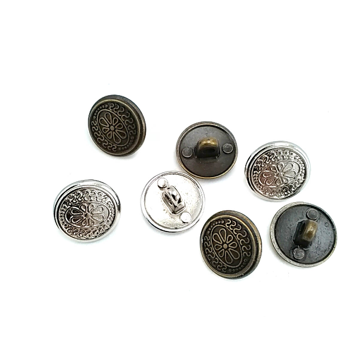 20 mm - 33 boy Dekoratif Desenli Ceket Düğmesi E 121