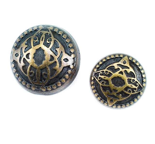 15 mm Foot with metal button pattern - 24 lignes E 1252