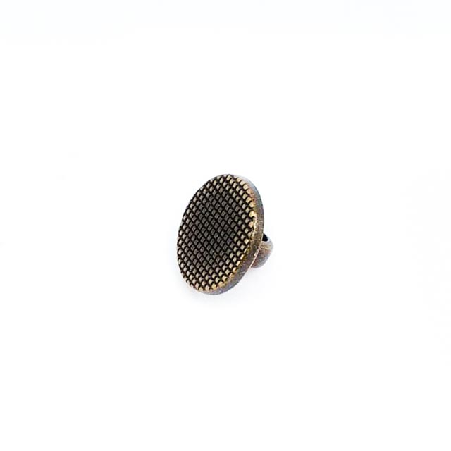 11 mm 18 L Shank Button Waffle Pattern E 1344