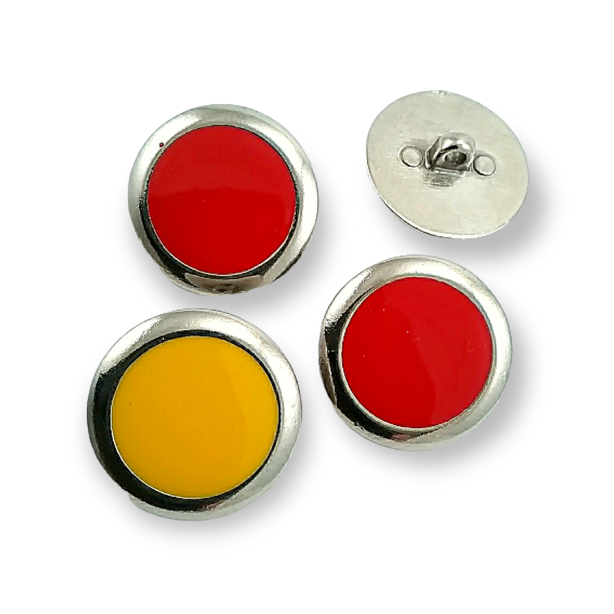 23 mm - 37 L  Enamel Jacket and Coat Button E 1487