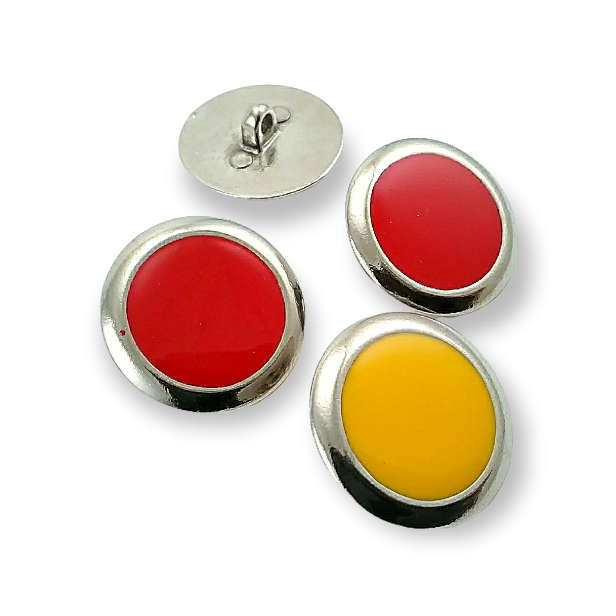 23 mm - 37 L  Enamel Jacket and Coat Button E 1487