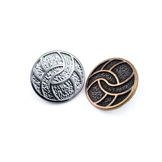 Metal düğme - mineli dış giyim düğmesi 22 mm - 36 boy E 1683
