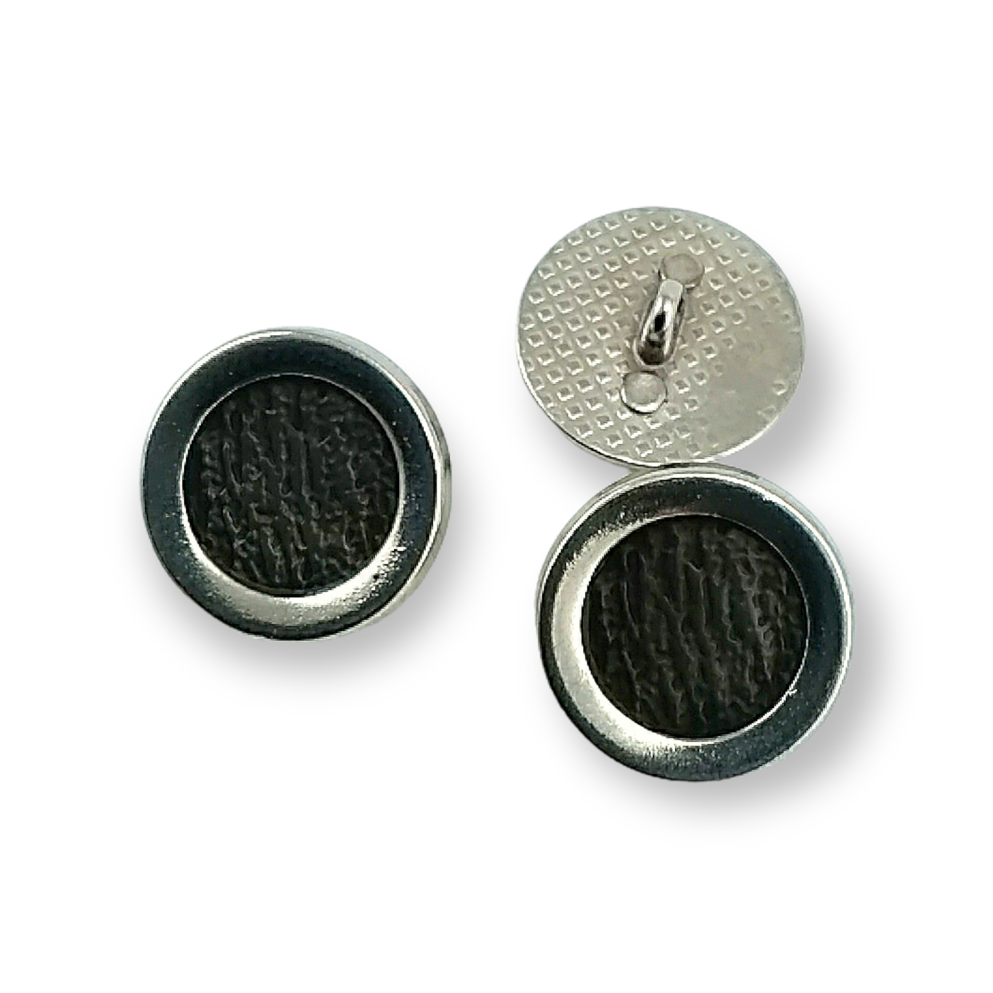 20 mm - 31 boy Ortası Desenli metal ceket düğmesi E 1809